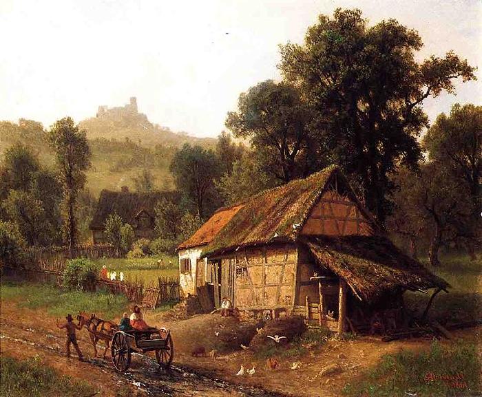 Albert Bierstadt In_the_Foothills oil painting picture